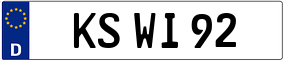 Truck License Plate